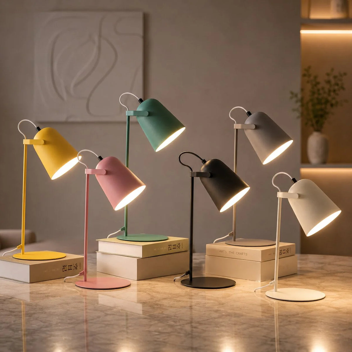 Bordslampa i metall