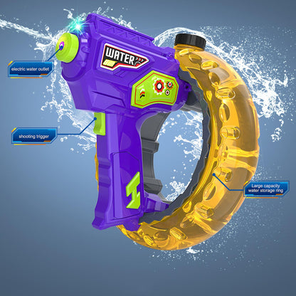 TurboRing Elektrisk Vattenpistol för Trädgård och Sommarlek