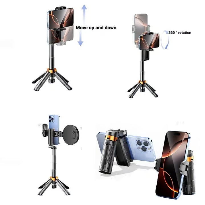 FlexiStick Multifunktionell Selfie Stick och Tripod för Foto och Video
