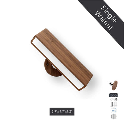 NordicWood Vägglampa i Trä för Hem och Belysning