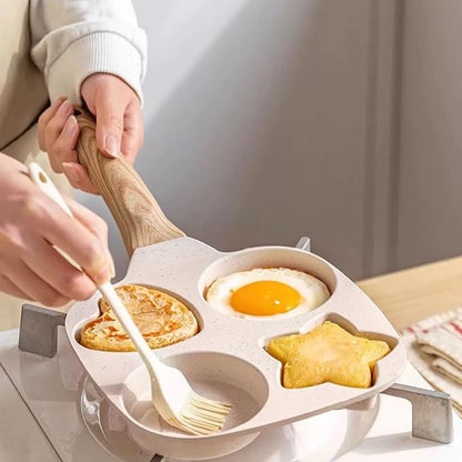 4-i-1 Stekpanna med Non-Stick och Roliga Former