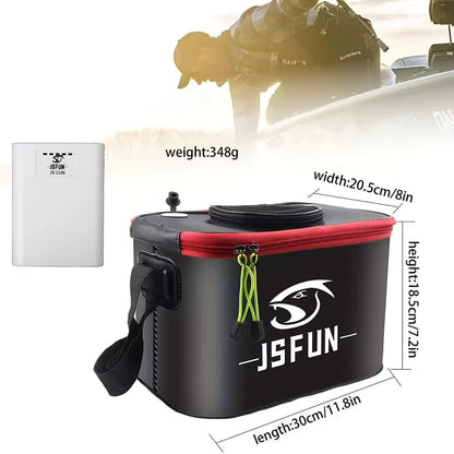 AquaKeep Fällbar Fiskehink för Fiske och Friluftsliv