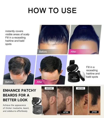Hair Concealer Hårskuggspulver för Hårförtjockning och Styling