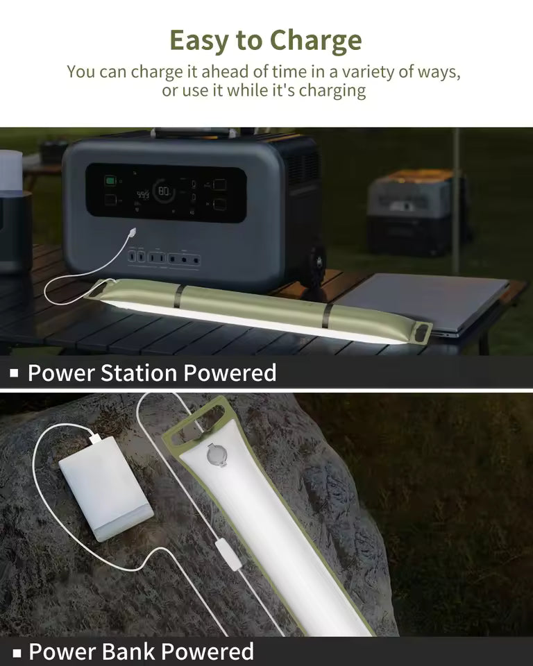 Nordljus – Ljus för ditt äventyr (Uppblåsbar camping led lampa)