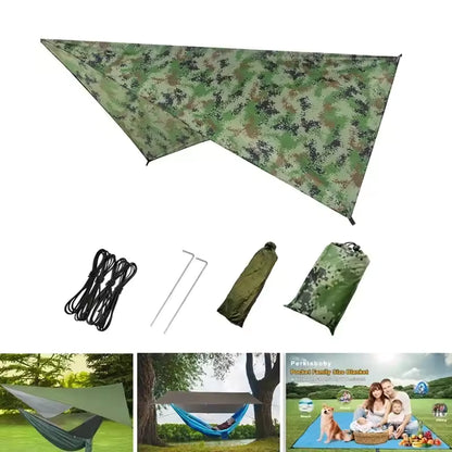 Vildnatt 3-i-1 Mångsidig Hängmatta för Camping och Friluftsliv