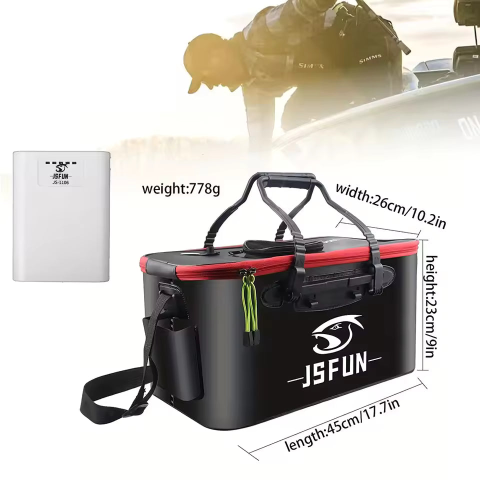AquaKeep Fällbar Fiskehink för Fiske och Friluftsliv