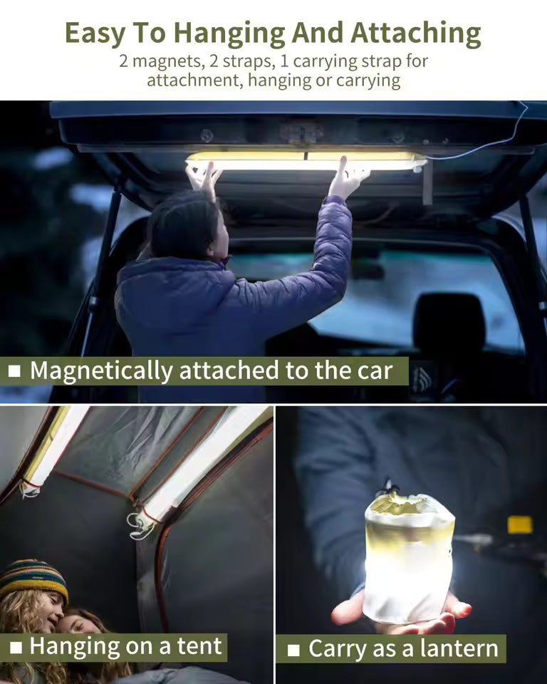 Nordljus – Ljus för ditt äventyr (Uppblåsbar camping led lampa)