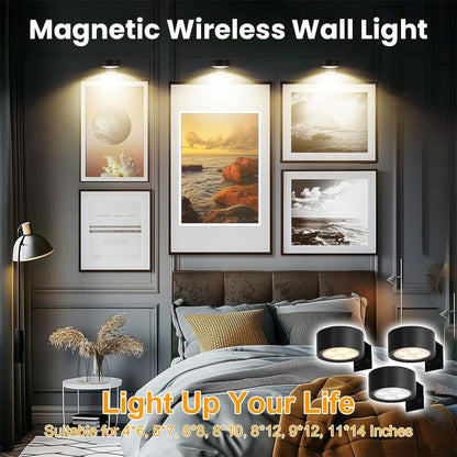GlowFlex Magnetisk Trådlös Vägglampa för Hem och Inredning