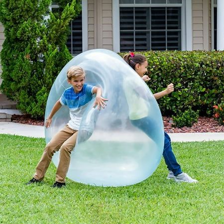 Magic Bubble Ball Uppblåsbar Lekboll för Trädgård och Sommarlek