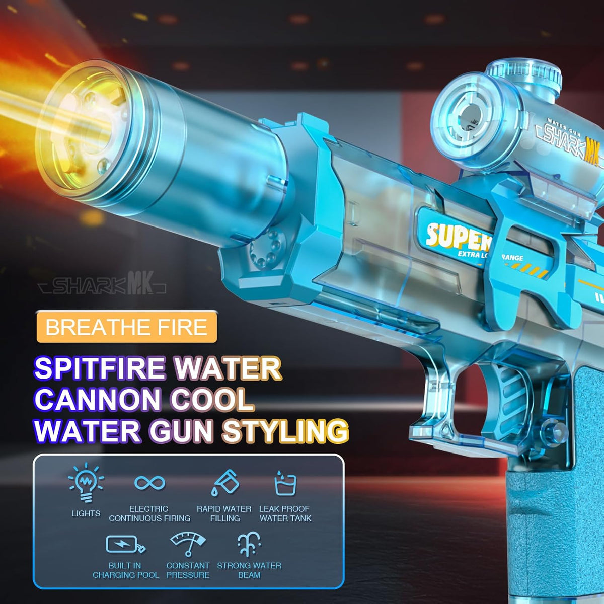 AquaBlaster Pro Vattenpistol för Sommar och Vattenlek