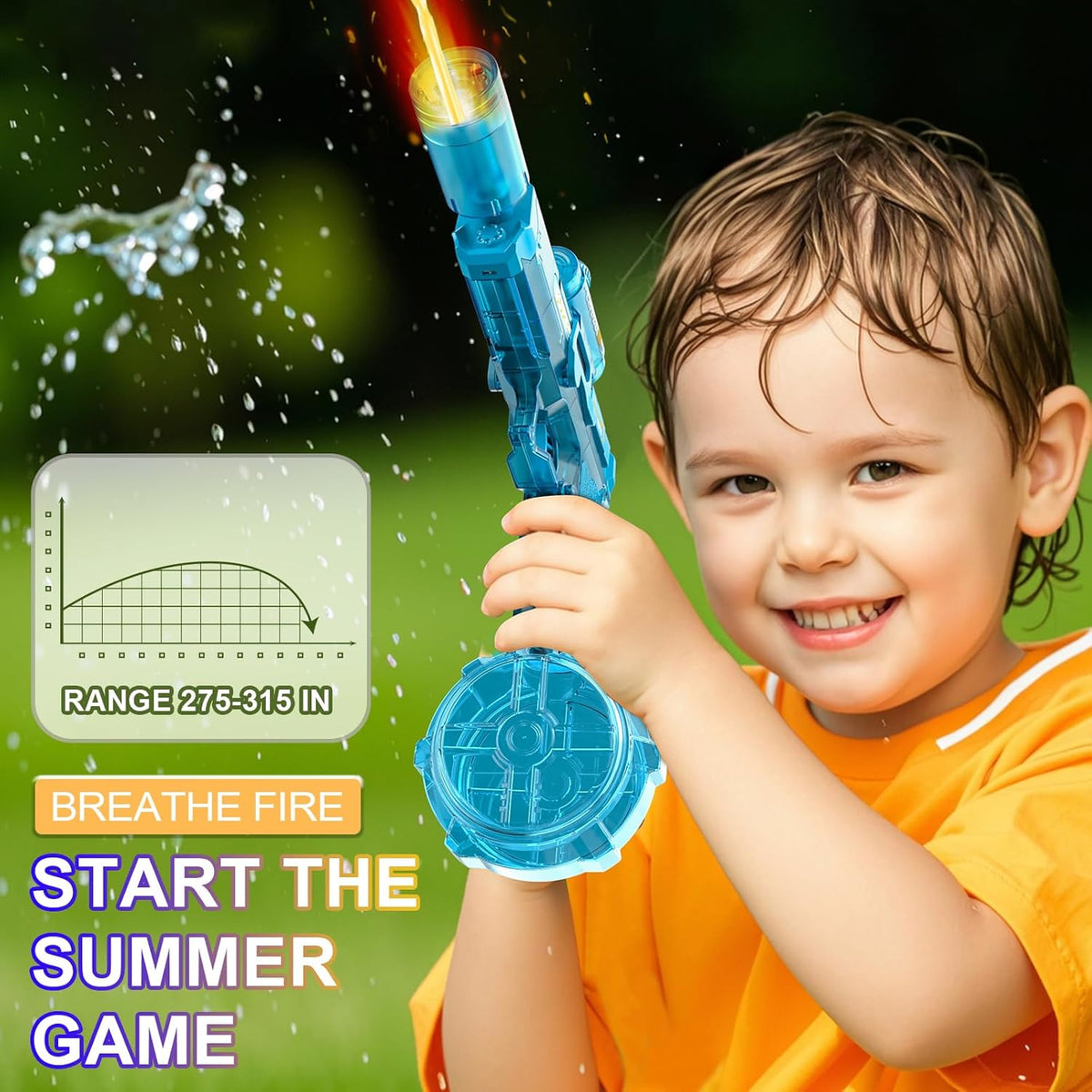 AquaBlaster Pro Vattenpistol för Sommar och Vattenlek
