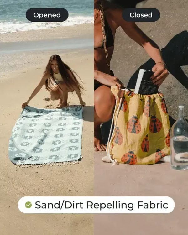 BeachMate Portabel Strandmatta för Strand och Utomhusaktiviteter