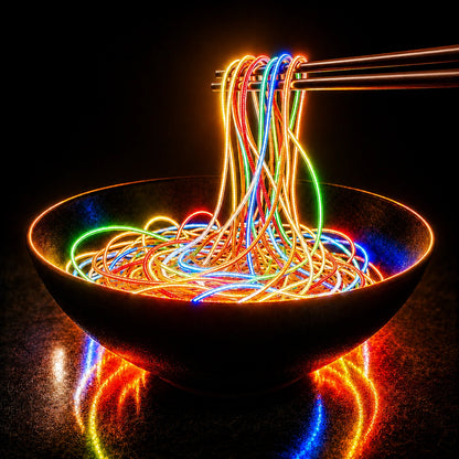 LumiNoodles Klippbara och Flexibla LED-Ljustrådar för Dekoration