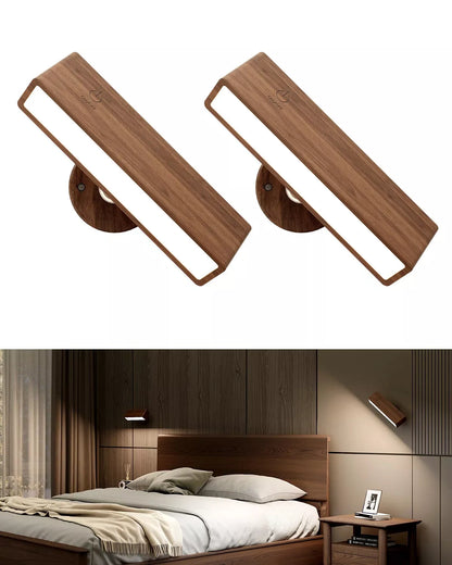 NordicWood Vägglampa i Trä för Hem och Belysning