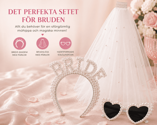 Pearl Dream Möhippeset och Brudkit för Bröllop och Fest