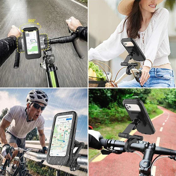 360 Roterande Mobilhållare för MC och Cykel