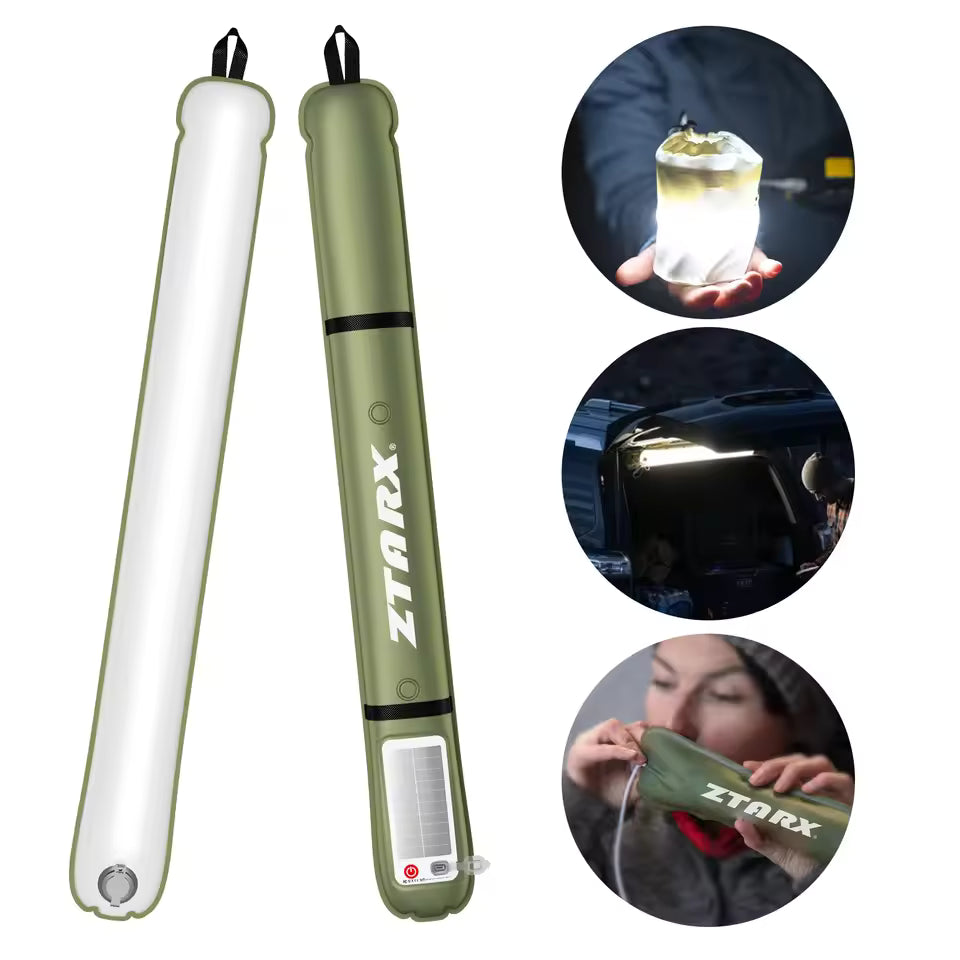 Nordljus – Ljus för ditt äventyr (Uppblåsbar camping led lampa)