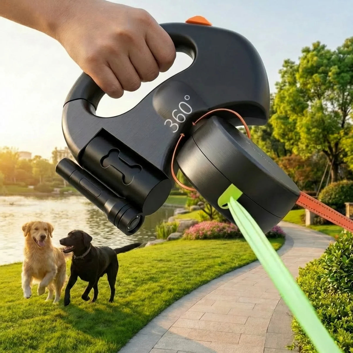 Dubbelkoppel för hund