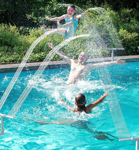 AquaFlow Poolfontän Vattenspridare för Pool och Trädgård