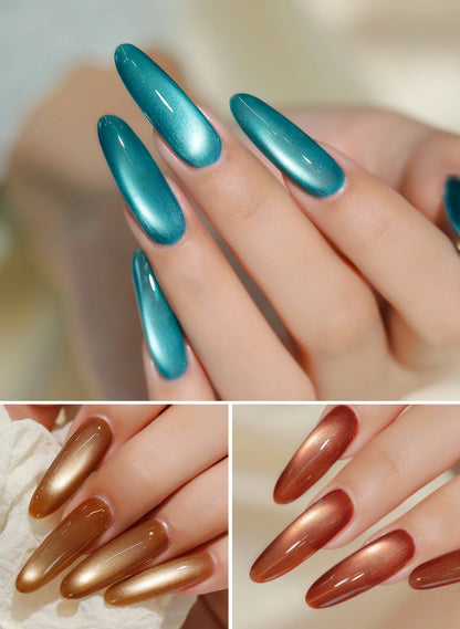 12-Pack Nagellack Set med UV-Lampa för Hållbar Manikyr