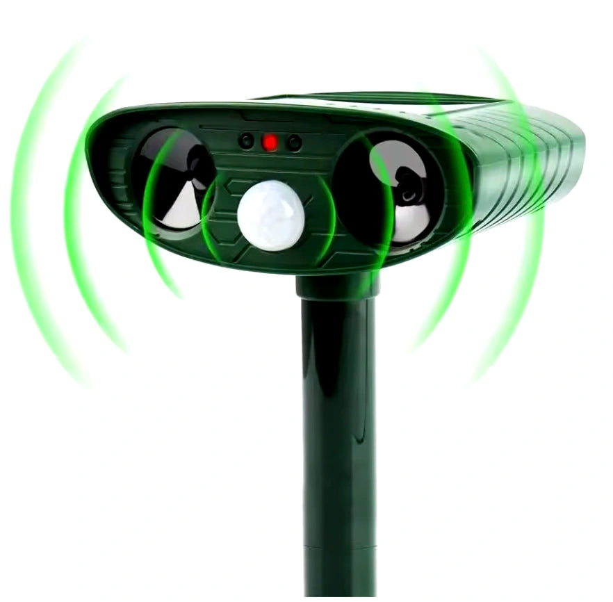 UltraSonic Solcellsdriven Skadedjursavskräckare för Trädgård och Hem