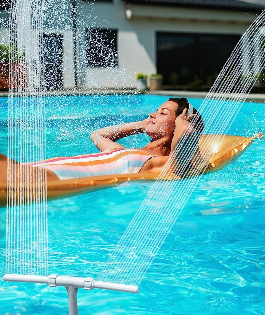 AquaFlow Poolfontän Vattenspridare för Pool och Trädgård