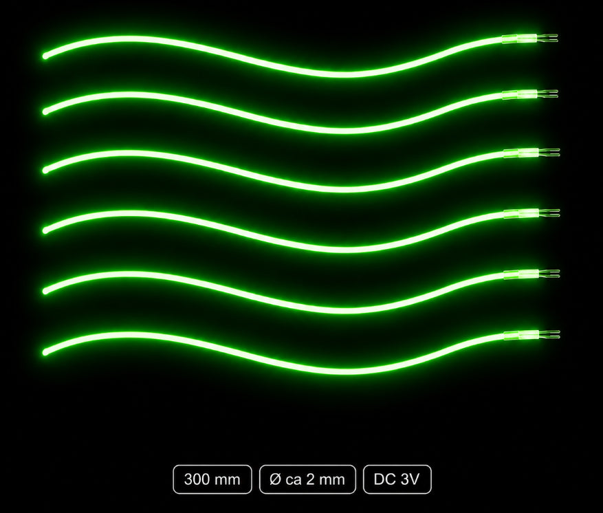 LumiNoodles Klippbara och Flexibla LED-Ljustrådar för Dekoration