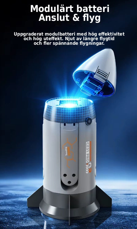 Epic SpaceCraft Radiostyrd Rymdraket för Lek och Underhållning