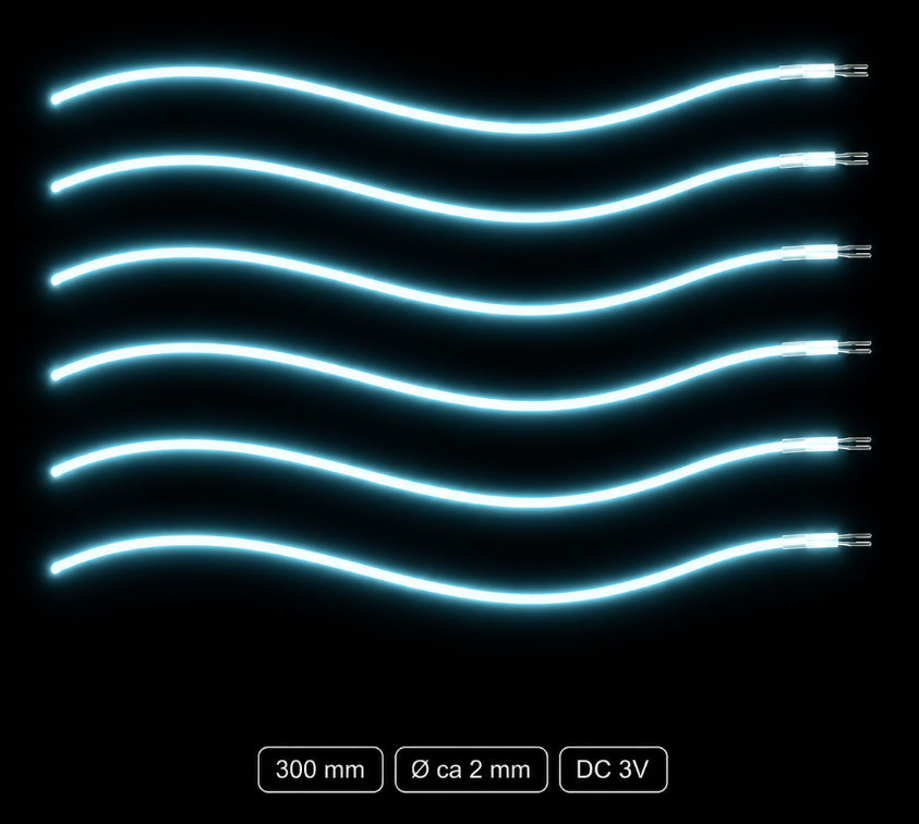 LumiNoodles Klippbara och Flexibla LED-Ljustrådar för Dekoration