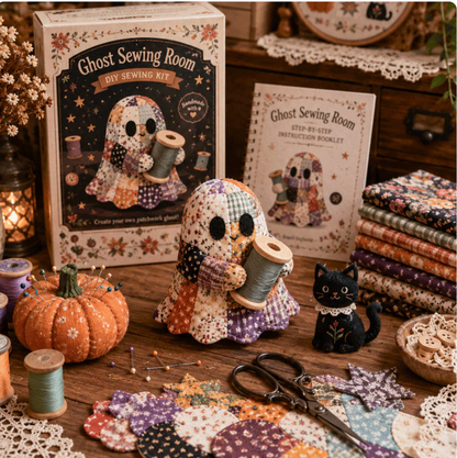 GhostCraft DIY Patchwork Spöke för Pyssel och Dekoration