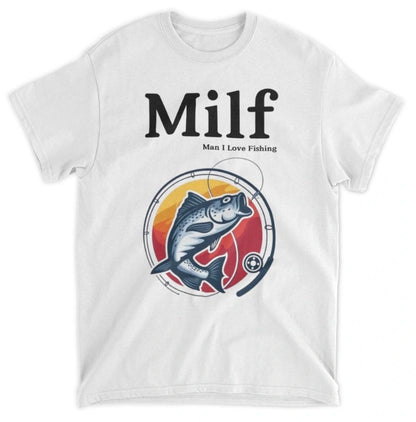 Milf T-Shirt med Tryck för Vardag och Fest
