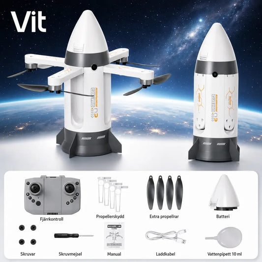 Epic SpaceCraft Radiostyrd Rymdraket för Lek och Underhållning