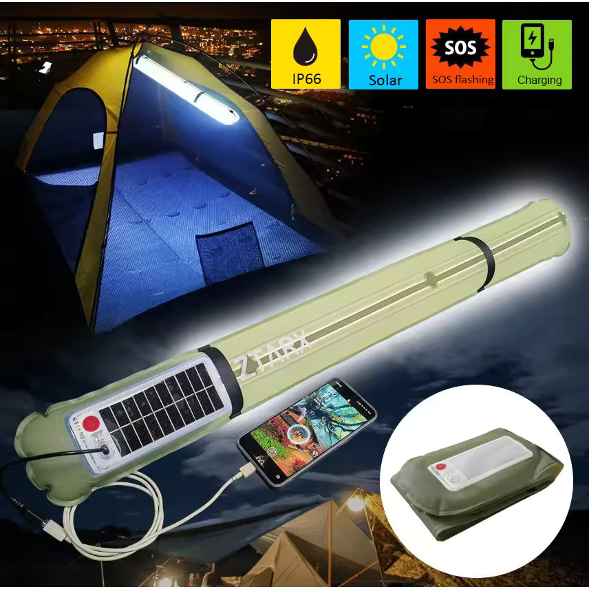 Nordljus – Ljus för ditt äventyr (Uppblåsbar camping led lampa)