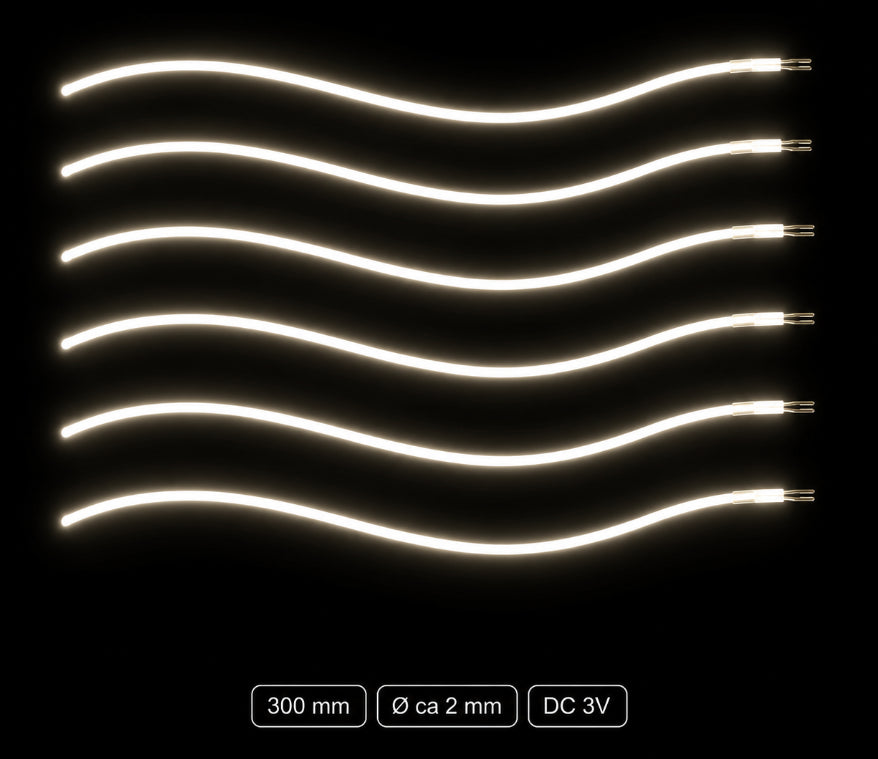 LumiNoodles Klippbara och Flexibla LED-Ljustrådar för Dekoration