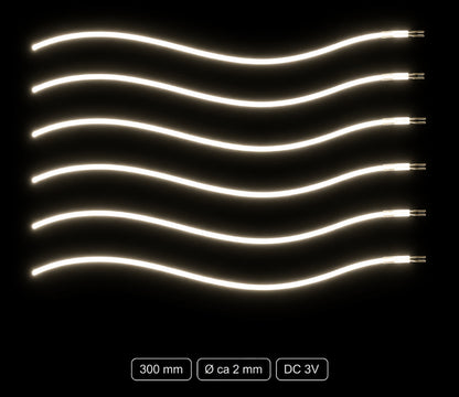 LumiNoodles Klippbara och Flexibla LED-Ljustrådar för Dekoration